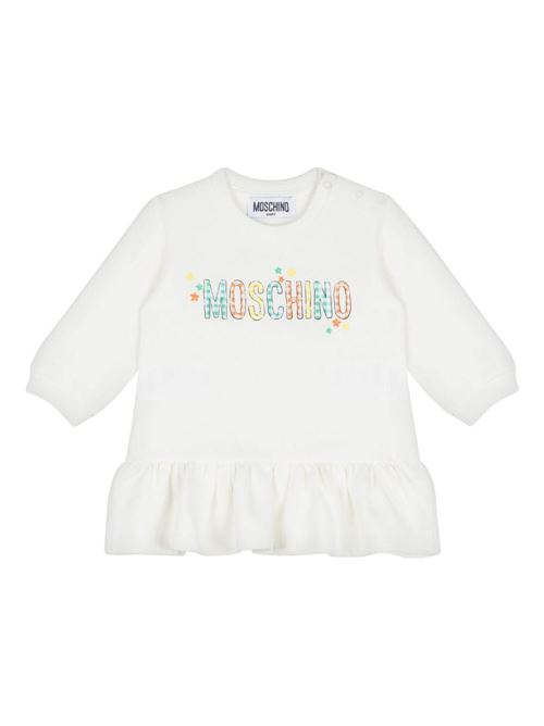 Abito bambina panna MOSCHINO BABY | MDV0BKLDA1410063